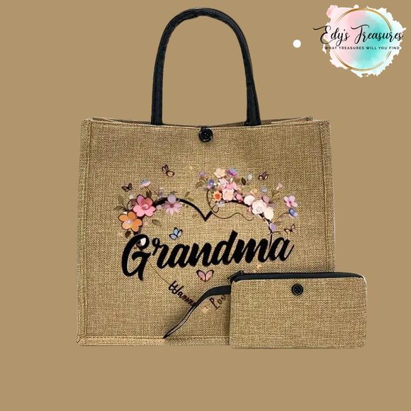 Handbags - New Grandma tote bag with Wristlet